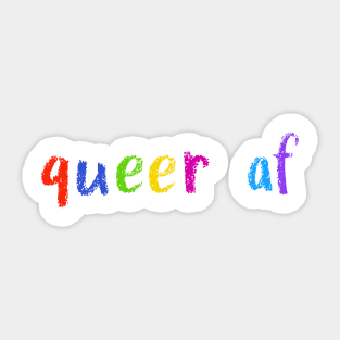 queer af Sticker